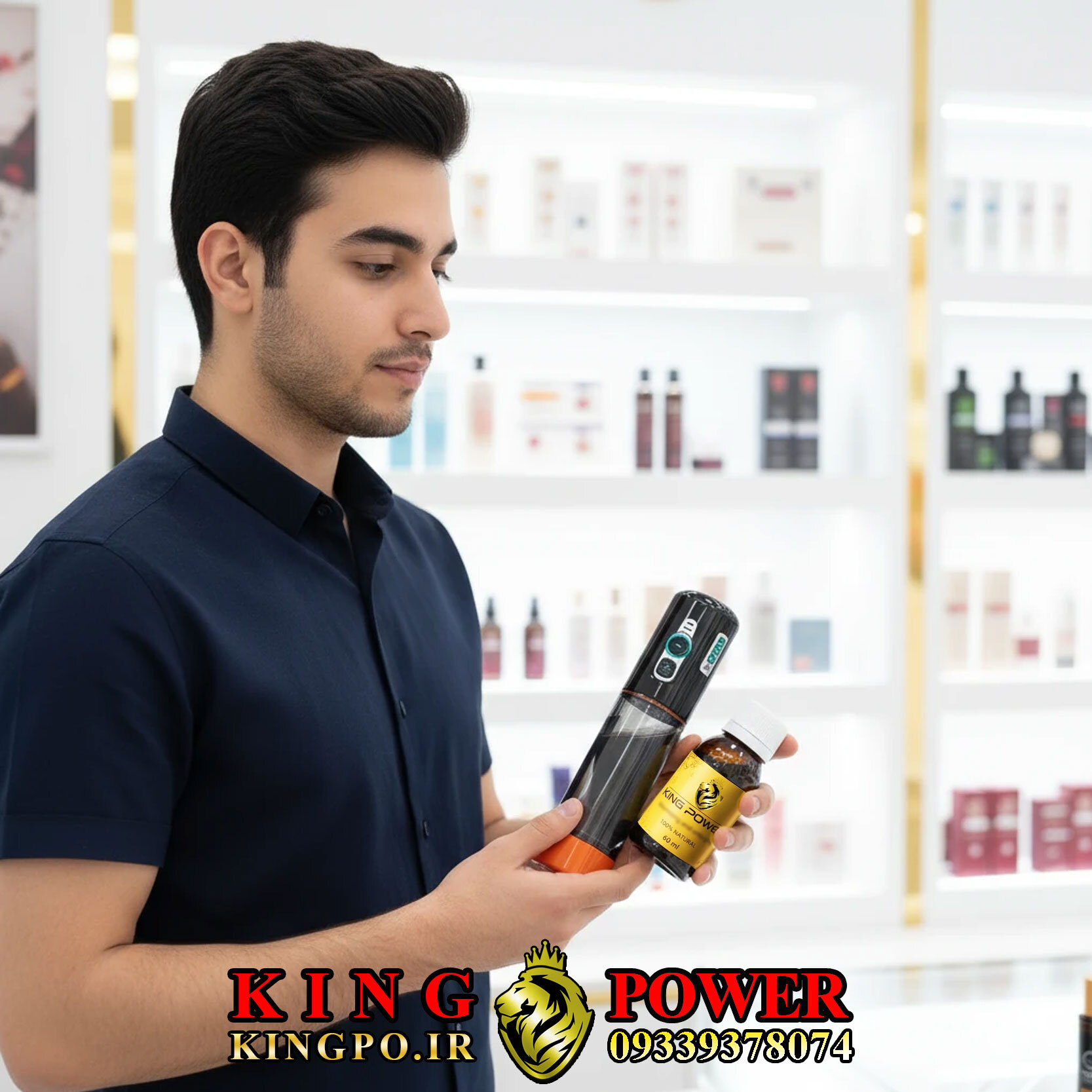  پکیج حرفه‌ای کینگ مکس افزایش سایز آلت تناسلی بدون جراحی و عوارض – Non‑Surgical Male Enhancement King Max 